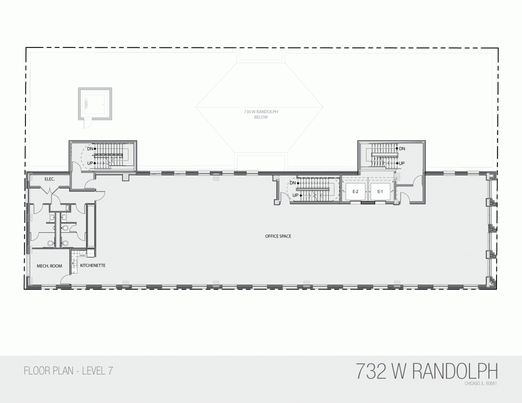 732 W Randolph Level 7 Floor Plan